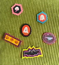 Image 1 of Spooky Patch Pins