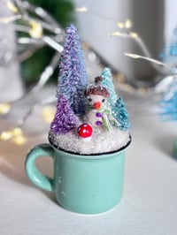 Image 1 of Mini Mug Winter Scene 1 