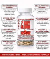 ONLY 7 DAYS! TRY OUR 7 DAY ADVANCED BLOOD PURIFER CAPSULES 