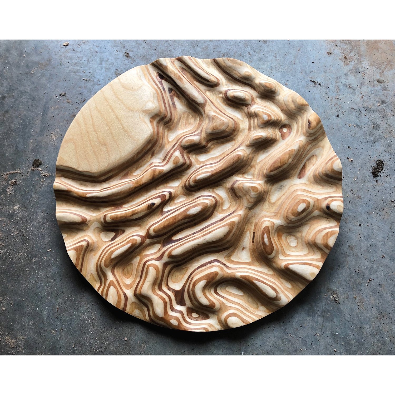 Image of Clouds Never Get Old. Ply Carving