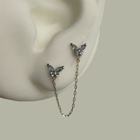 Image 1 of butterfly double stud