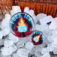 Image 1 of Fuck Ice, Roll Dice Pin