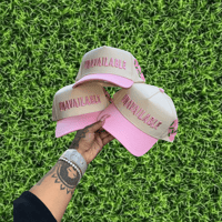 Image 1 of Pink & Cream Unavailable SnapBack