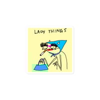 Image 2 of lady things Bubble-free stickers 