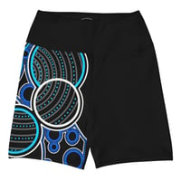 Image 1 of Yoga Shorts "Waterholes"