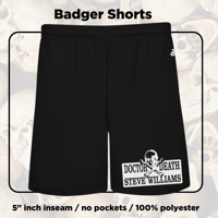 DR DEATH SHORTS (5" INSEAM) (ONLY 1 SIZE S LEFT)