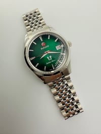 Image 1 of Rado Golden Horse Auto Men’s Watch Green Dial Date Steel Bracelet Swiss Made