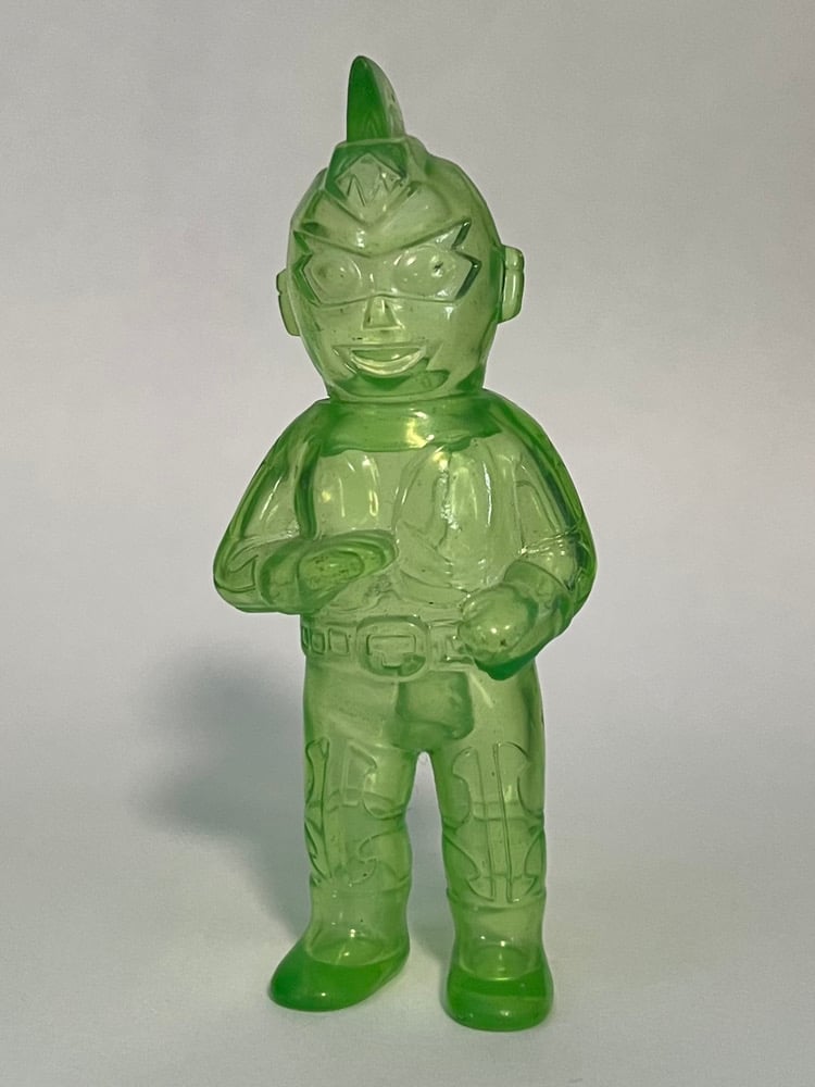 Thrashman clear green vinyl figure
