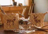 Buck and Doe potholders
