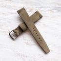 18mm Suede Strap - Hunter Green