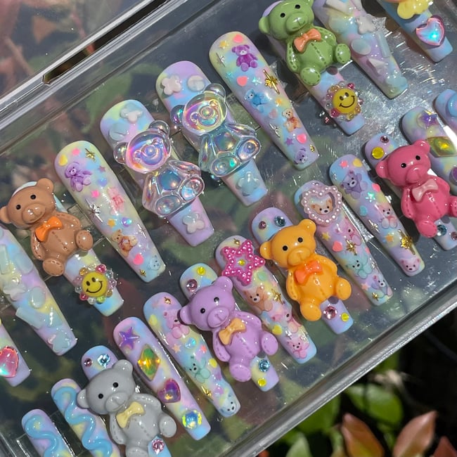 "Teddy Toybox" Extra Long Coffin, 20pcs+