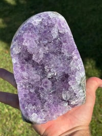 Image 6 of Large Amethyst Base Cut #2183