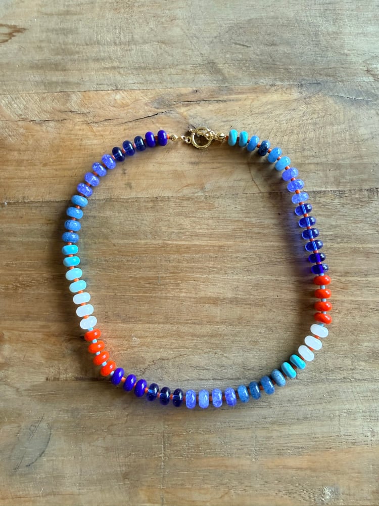 Image of Spicy Thunder Stone Necklace