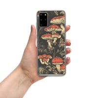 Image 10 of Dark Cottagecore Goth Inspired Vibrant Mushroom Clear Case for Samsung®