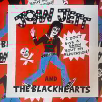Image 1 of JOAN JETT SQUARE RISOGRAPH PRINT