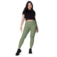 Image 6 of Army Fatigue Leggings with pockets