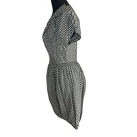 Image 8 of Vintage 1950s Gingham Dress by Margie Joy Size Extra Small -As Is