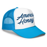 Image 2 of American Honey  Blue Foam Trucker Hat | Otto Cap from PatriotsCo.com