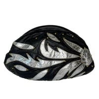 Image 1 of Leather Crescent Pouch Clutch