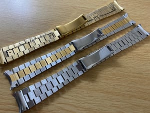 Image of 20mm 21mm Rolex President S/Steel, Gold, 2/Tone Steel Straps