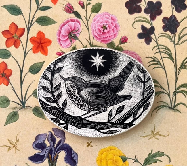 JENNY WREN WITH STAR BROOCH 