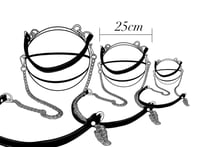 Image 7 of SMALL WHITE & BLACK BALLBAG