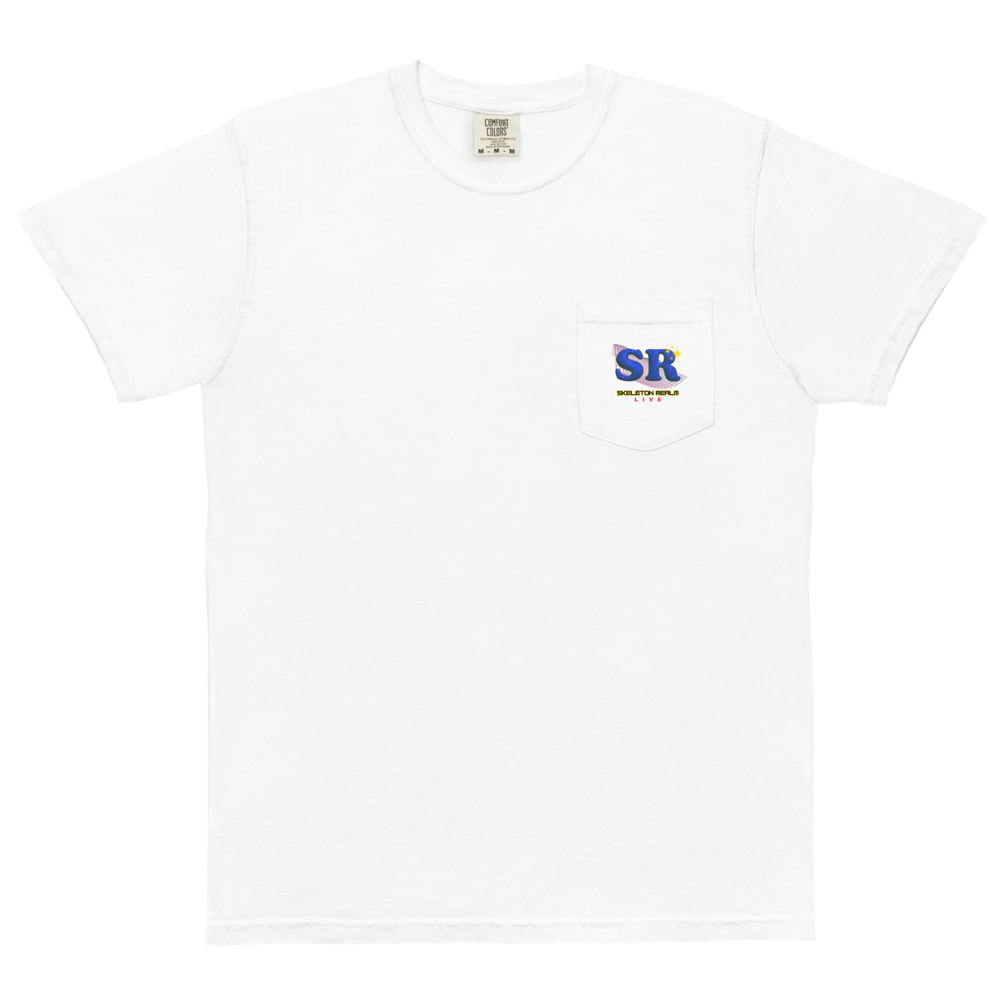 Image of SR LIVE! Unisex garment-dyed pocket t-shirt