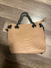 Image 1 of Tan chain bag