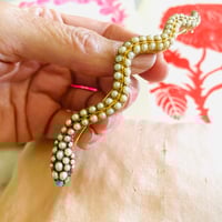 Image 5 of NATURAL PEARL SNAKE BROOCH