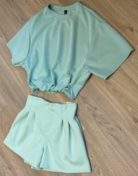Image 2 of Bubble tailored shorts set - 5 colours 