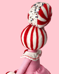 Image 4 of RESERVED FOR STACEY MEDIUM HOLIDAY ART DOLL 