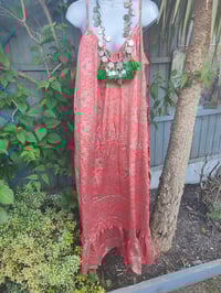 Image 6 of Pefkos maxi dress -Red mix  Size 10-18 uk