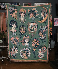 Image 1 of Lady Head Blanket