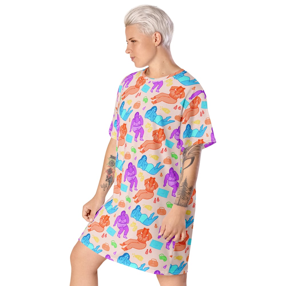 Image of Slumber Party T-Shirt Dress