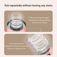 Image 4 of Mini Laundry Cup 1L Wireless Portable Underwear&Socks Automatic Washing Machine Rechargeable