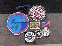 Image 23 of DUANE PETERS TRICK LIST W STICKERS AND SHADES INDY OJ 