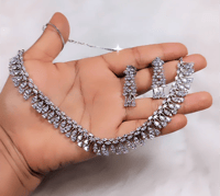 Image 2 of Mohani_Premium Australian Diamond Set with Earrings E