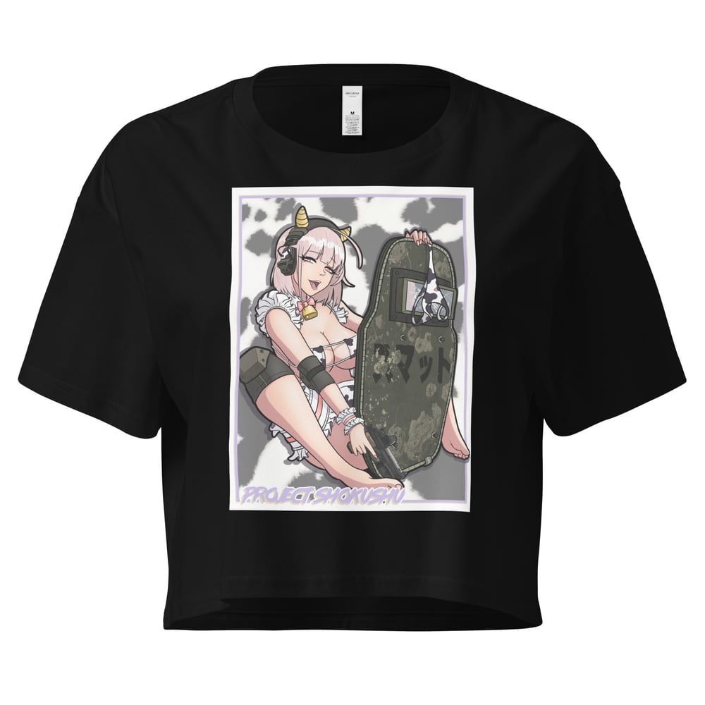Cow Maid Crop Top