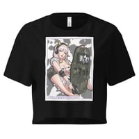 Image 1 of Cow Maid Crop Top