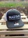 North Carolina Native Trucker Hat Grey 