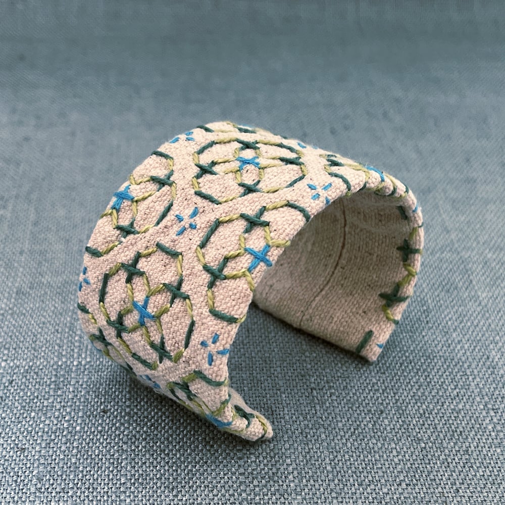 Image of Embroidered Cuff Bracelet II