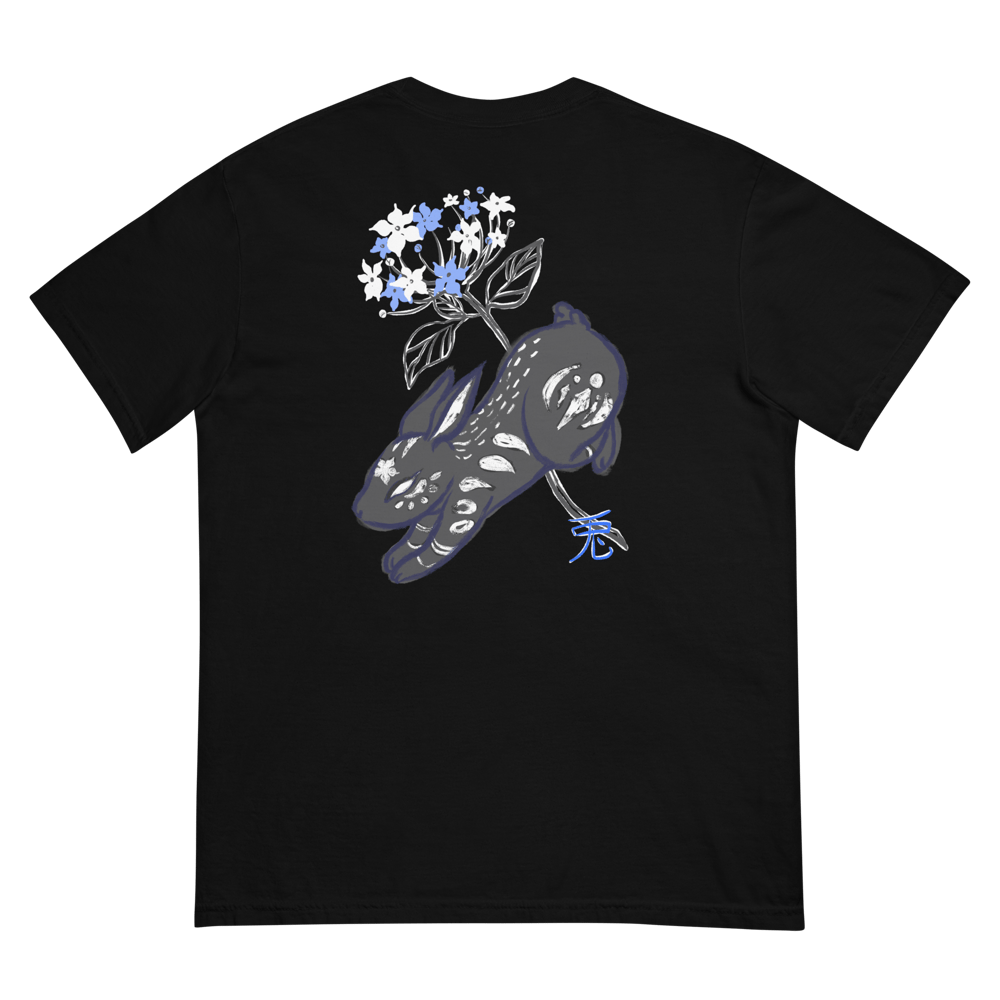 Image of Lunar New Year Rabbit garment-dyed heavyweight t-shirt