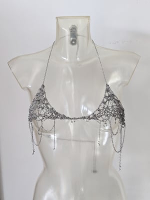 Image of Stainless steel chain micro bikini top (Free Size)