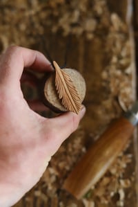 Image 6 of    Feather Pendant Necklace 