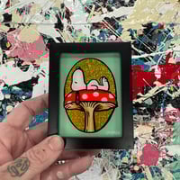 Sleeping on a Mushroom- Mini Glass