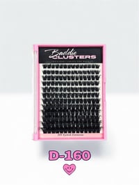 Image 2 of #5-“Volume Baddie” Volume D-Curl Lash Clusters (D-160) | Baddie Clusters
