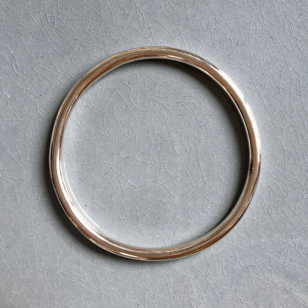 Image of Slätt silverarmband 4 mm