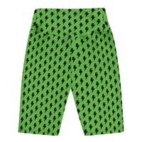 Image 2 of Electric Green Bike Shorts