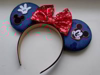 Image 1 of Denim Mouse Vibes Ears