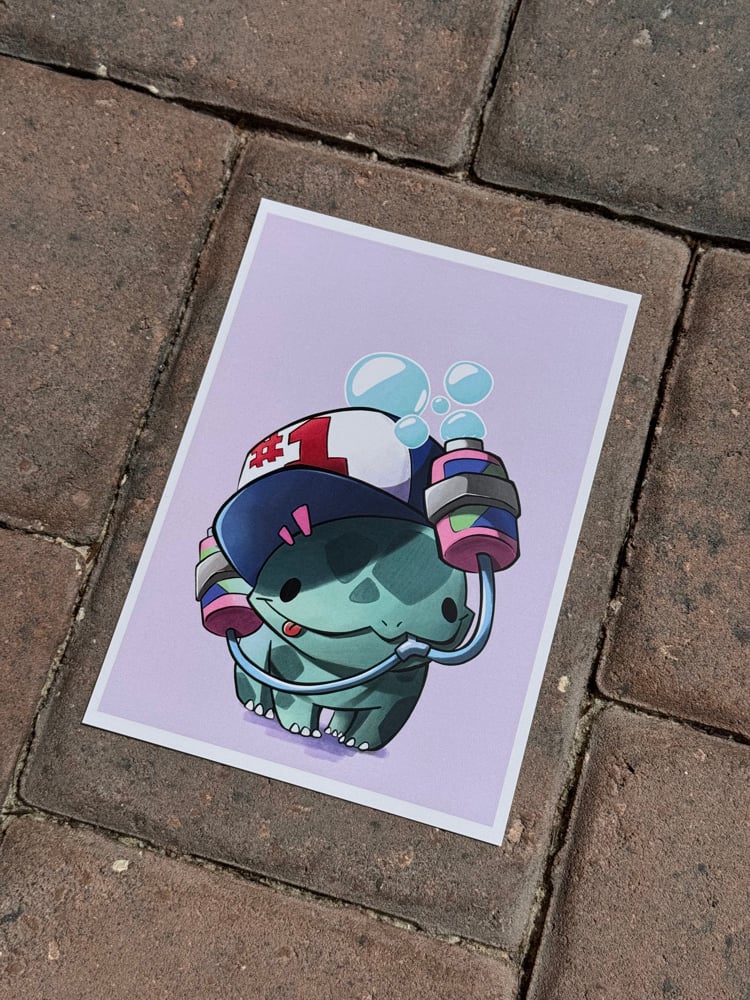 Image of Heee Was Nuuumber 1! Art Print